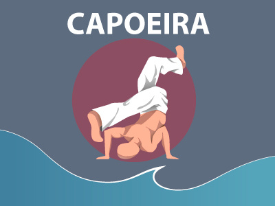 Capoeira illustration sport vector