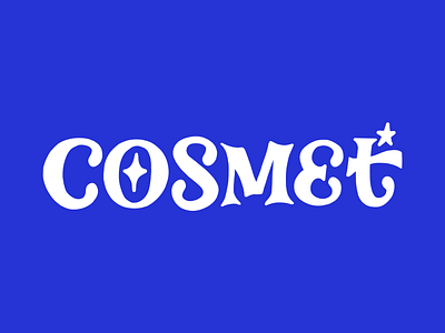 Cosmet Logotype branding branding and identity design hand lettered hand lettering lettering logo logo design logotype product branding serifs