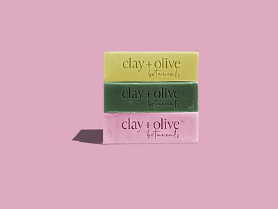 Logo for clay + olive