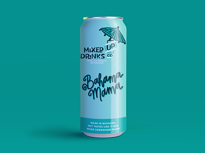 Bahama Mama Mixed Up Can Design