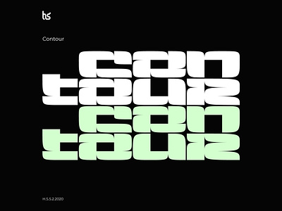 Contour blackandwhite cool funky lettering lettering art lettering logo letters negativespace stylish type typography
