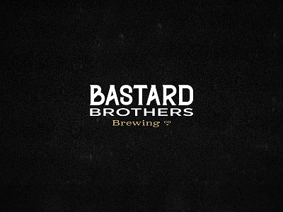 Bastard Brothers Logo bastard brothers custom type design logo mark