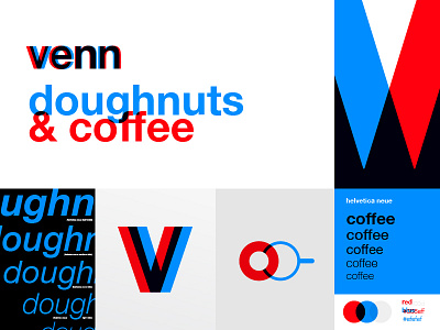 Café WIP system blue color fh helvetica lockup logo mark overlay red