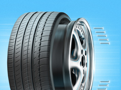 Tires&Wheels illustration teaser wheel