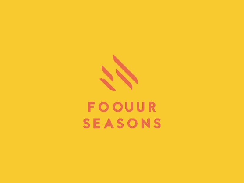 Foouur Seasons - logo animation animation branding design graphic motion