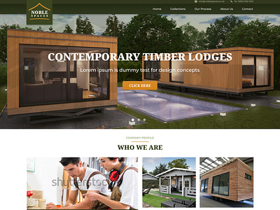 Website Design - Noble Spaces