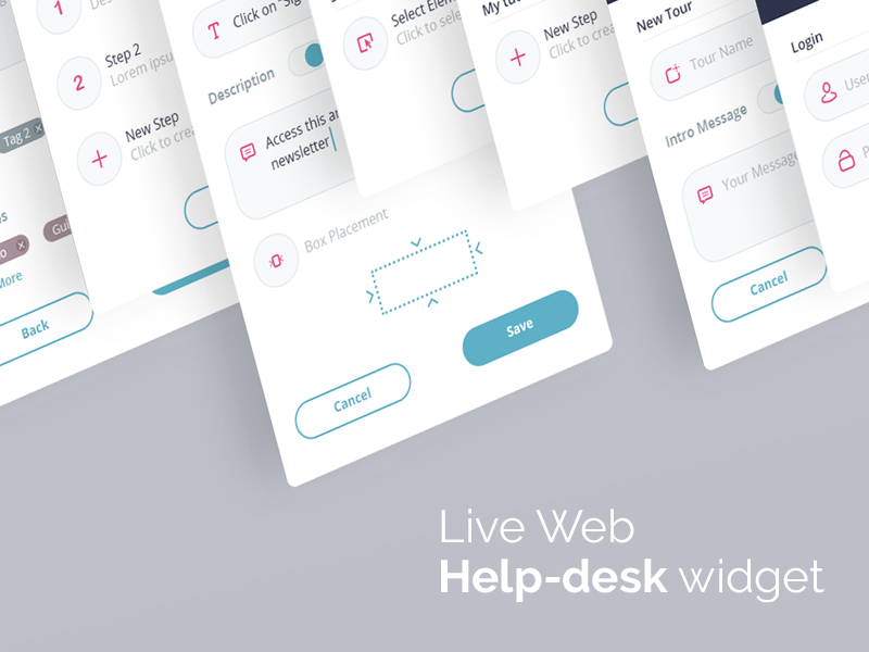 Web Help Desk Widget By Jami Raza On Dribbble