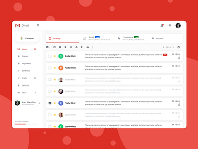 Gmail-Revamp design gmail gmail revamp ui ui design ux design