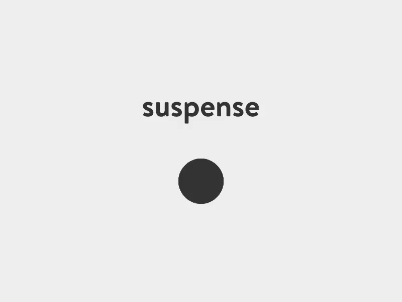 Suspense and surprise! animation blob liquid stretch suspense