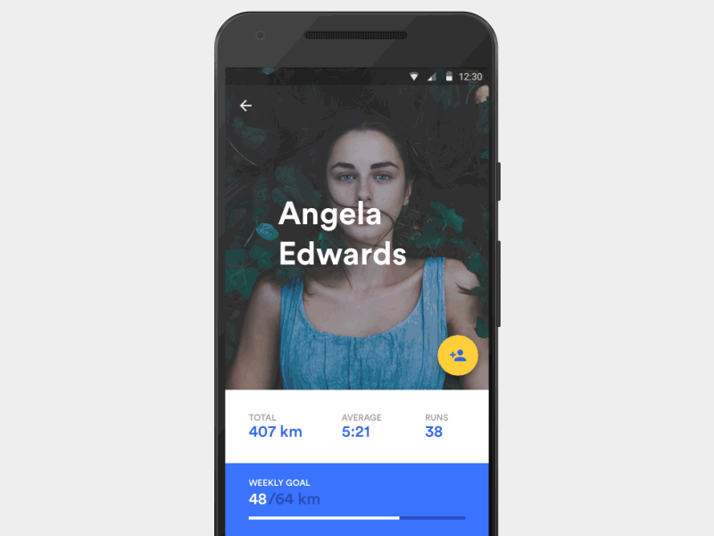 User profile #06 Daily UI