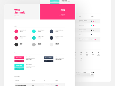 Project style guide template buttons colors document icons ios project style style guide styleguide stylesheet typography web summit