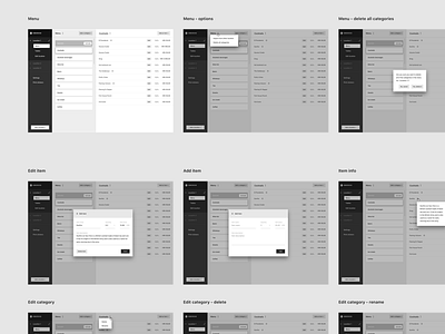 Ordering tool - backend UX