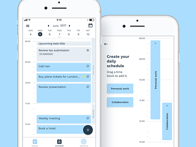 Ahead - Time and schedule managment for iOS app calendar ios managment organiser project schedule task time work