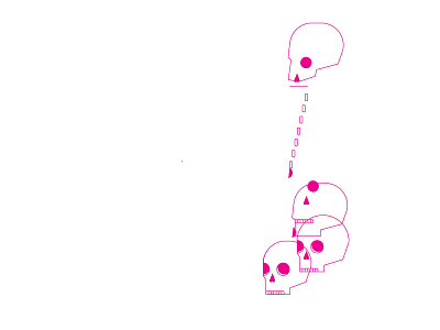 I *Heart* Mistakes ai illustration mistake pink skull