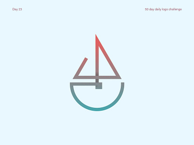 Boat logo boat boat logo dailylogo dailylogochallenge dailylogodesign design gradient logo illustration illustrator logo logos vector vectorart