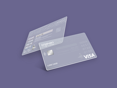 Transparent Bank Card Design By Marisa Breedt On Dribbble