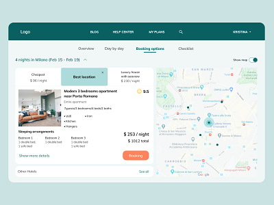 Travel planer booking hotel planer travel ui ux web design website