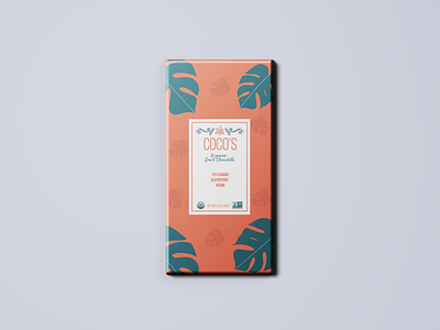 Coco's Organic Dark Chocolate Bar / Label Design (Concept)