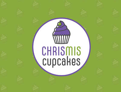 ChrisMis Cupcakes Branding brand brand design brand identity branding branding design illustrator logo design styleguide