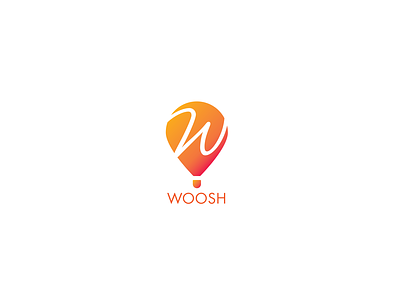 Woosh Balloon Logo adobeillustrator art brand branding color creative design designer illustration logo logo design logo inspiration logobest