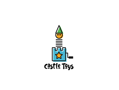 Logo Design: Castle Toys branding castle creative design illustrator logo logo design logodesigns logos toys