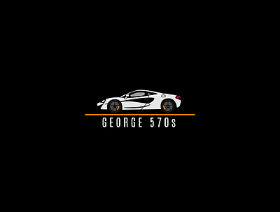 George 570s logo adobeillustrator art branding creative graphic design illustration illustrator logo logo design logodesign mclaren supercars vector