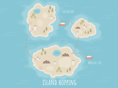 Illustration of Island Map art color creative design drawing illustration illustration digital illustrator island map vector