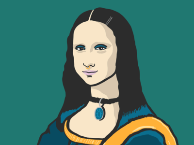 Modern Day Mona Lisa by Melissa Hartmann on Dribbble