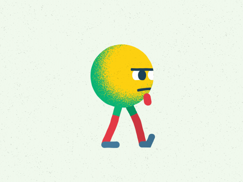 Annoyed Lime Bloke after effects character animation citrus fruit lime motion design motion graphics rubberhose