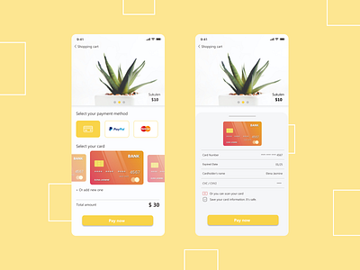 Daily UI #002 - Credit Card Checkout