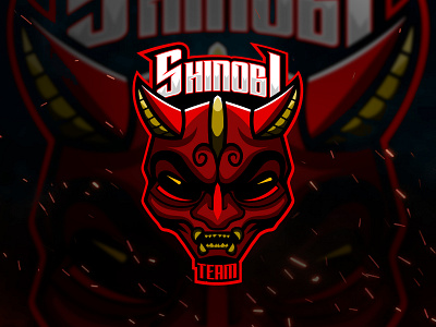 Shinobi Team branding esport esportlogo esports logo gamer gamer logo gamers geek illustration logo mascot mascot character mascot design mascot logo mascotlogo ninja samurai shinobi