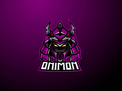 ONIMON Cyber cyber cyberpunk cybersport esportlogo esports esports logo logo mascot mascot design mascot logo mascotlogo megazord samurai