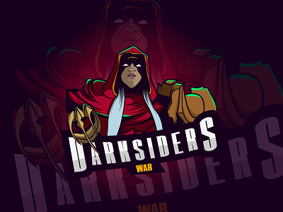 Darksiders: War branding darksiders design designer esport game mascot mascot logo sport war