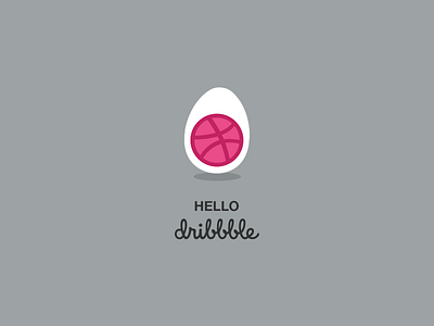 Hello debuts dribbble first shot hello hello dribbble