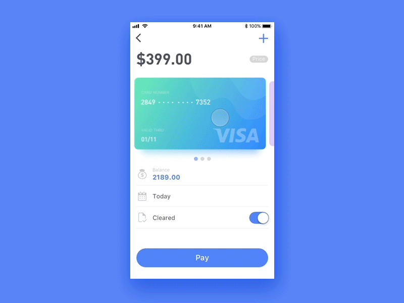 Daily UI 002 - Credit Card Checkout