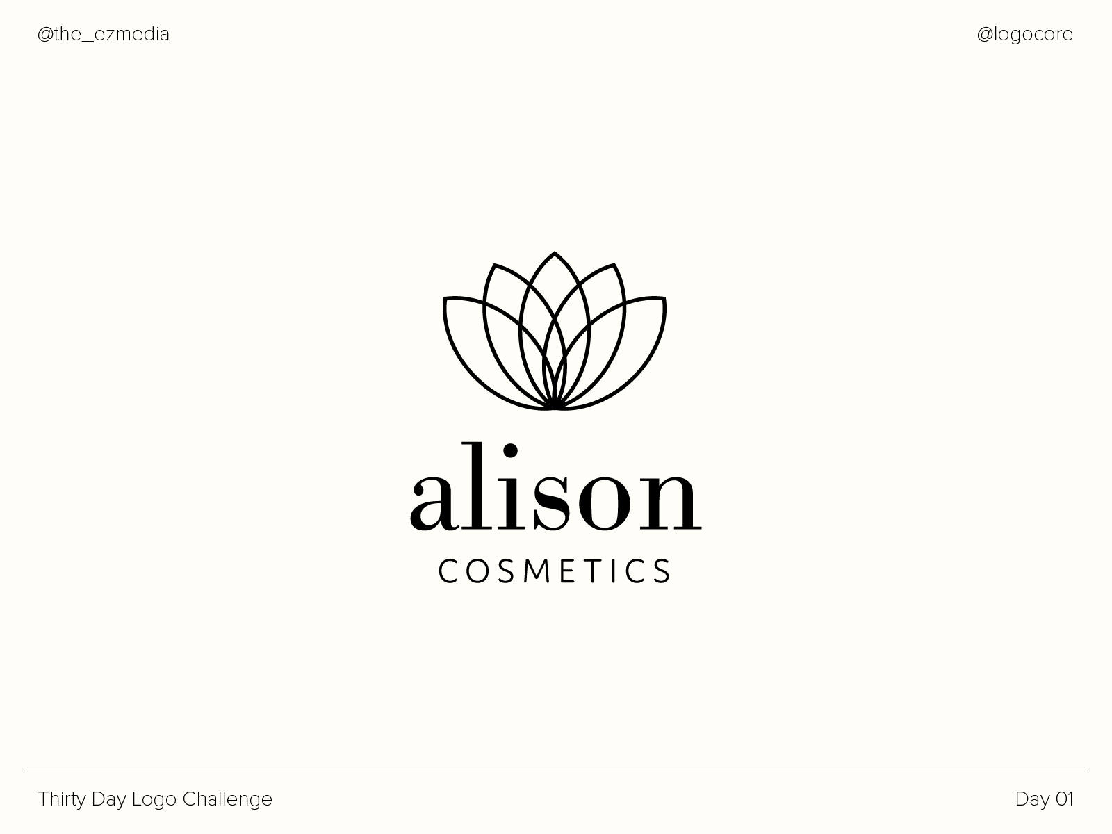 Alison Cosmetics | Thirty Day Logo Challenge Day 1 by Ezekiel Torres on ...