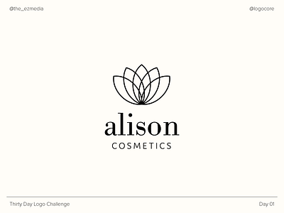 Alison Cosmetics | Thirty Day Logo Challenge Day 1