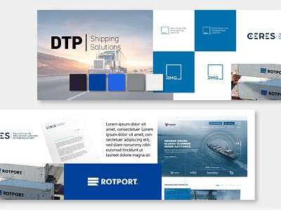 DTP Shipping Solutions | Stylescape brand branding design graphic design identity design logo shipping and logsitics stylescape visual design webdesign