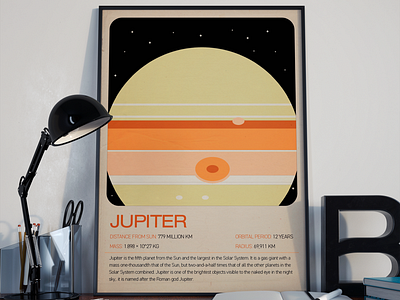Jupiter Poster (Feedback Welcome) design graphic design poster poster design print typography