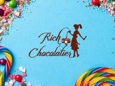 Rich Chocolatier Logo design graphic logo