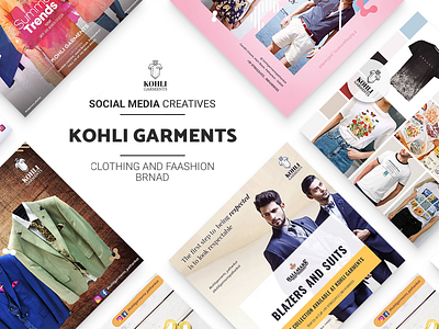 Kohli Garments branding design graphic social media social media design social media templates