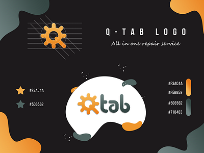 Qtab Logo branding design graphic illustration logo logo concept logo design logo design concept logos servie logo vector