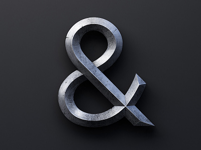 Beauty & the Beast edges letter metal render sharp shiny smooth strong
