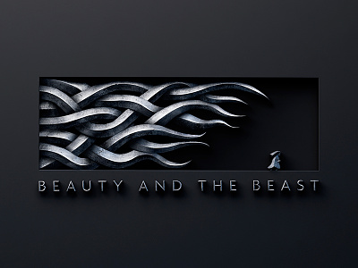 Beauty & the Beast #2 edges letter metal render sharp shiny smooth strong