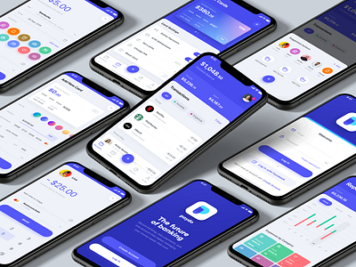 Paydo app banking branding finance graphic design mobile ui ux