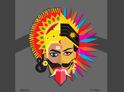 Nucleya - Bass Rani, Raja Baja, Kooncha Monster adobe after effect adobe aftereffects adobe illustrator adobe photoshop adobe premiere adobe premiere pro animation animation after effects animation design procreate