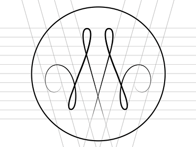 Logo M construct line