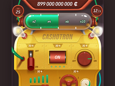 Cashotron clicker game mobile photoshop smartphone