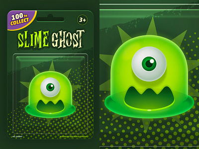 Collect them all game gatcha ghost illustration mobile photoshop