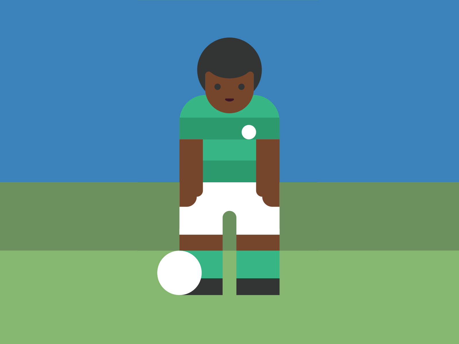 Football Characters / Kits Experiment characters faces football illustration illustrator kit soccer